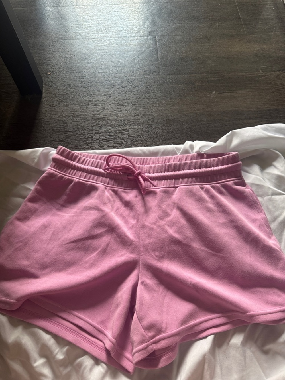 Women’s Pink Drawstring Lounge Shorts